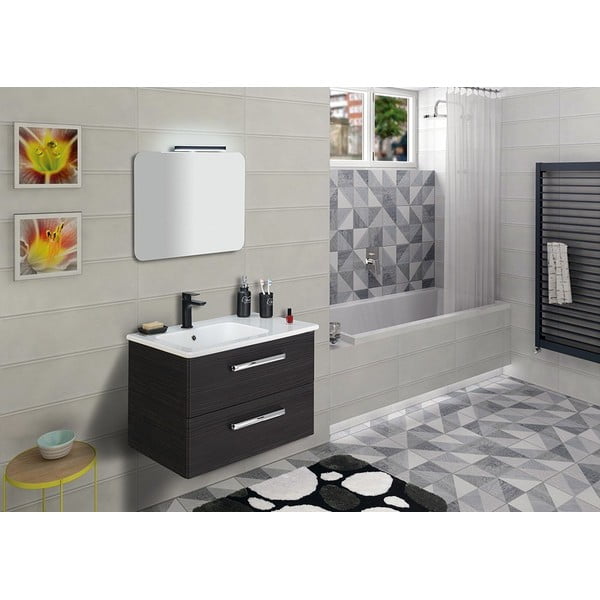 Matne čierna stojančeková umývadlová batéria Spy – Sapho-image-3