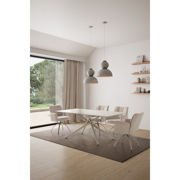 Jedálenský stôl s keramickou doskou 90x180 cm Talia – Marckeric-image-1