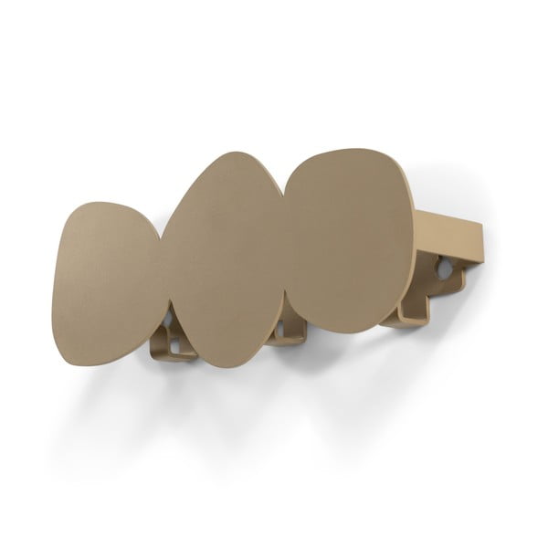 Béžový kovový nástenný vešiak 35 cm Tumulo – Spinder Design-image-2