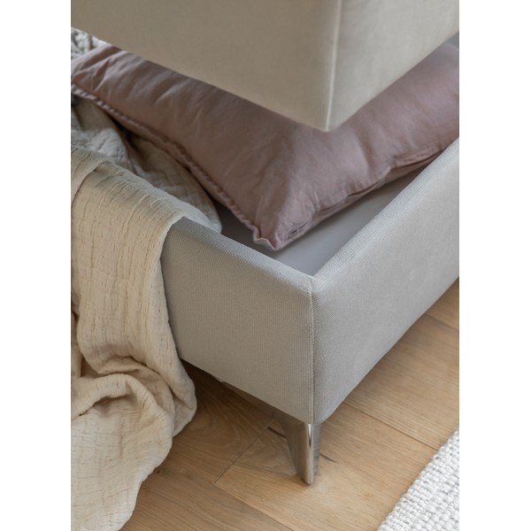 Žltá zamatová rozkladacia/s úložným priestorom rohová pohovka (ľavý roh/do L) Laurence – ELTAP-image-4