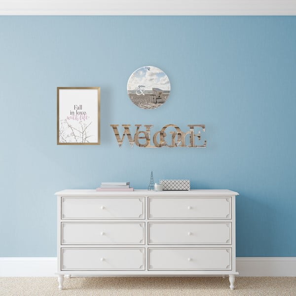 Sklenené nástenné hodiny Styler The Se, ø 30 cm-image-1