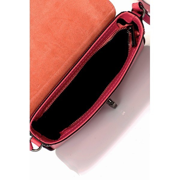 Oranžová kožená kabelka Giulia Massari Gigi-image-2