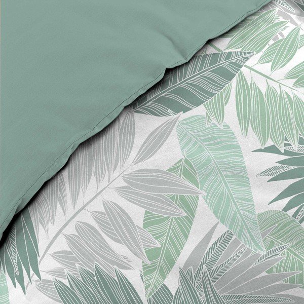 Zelené obliečky na dvojlôžko/predĺžené z mikroflanelu 240x220 cm Epicea – douceur d'intérieur-image-3