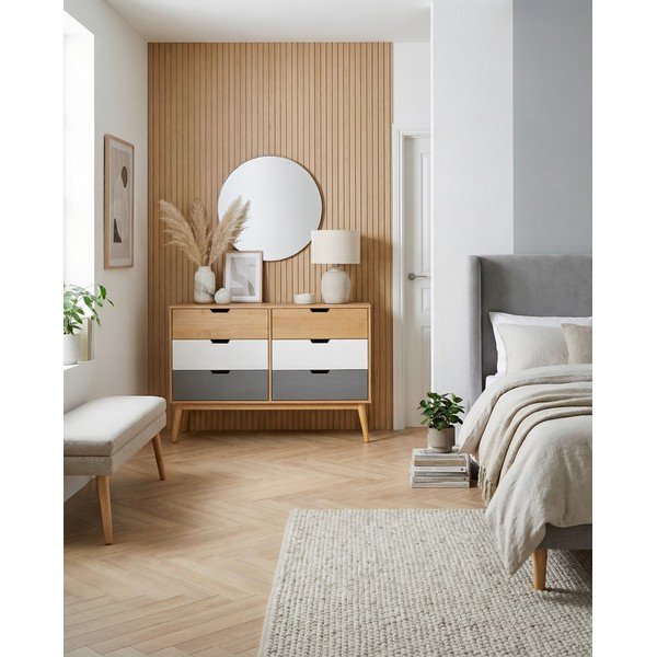 Komoda z masívneho borovicového dreva Marckeric Cusco, šírka 120 cm-image-1