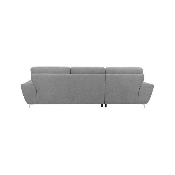 Svetlosivá rozkladacia rohová pohovka Windsor & Co Sofas Omega, pravý roh-image-2