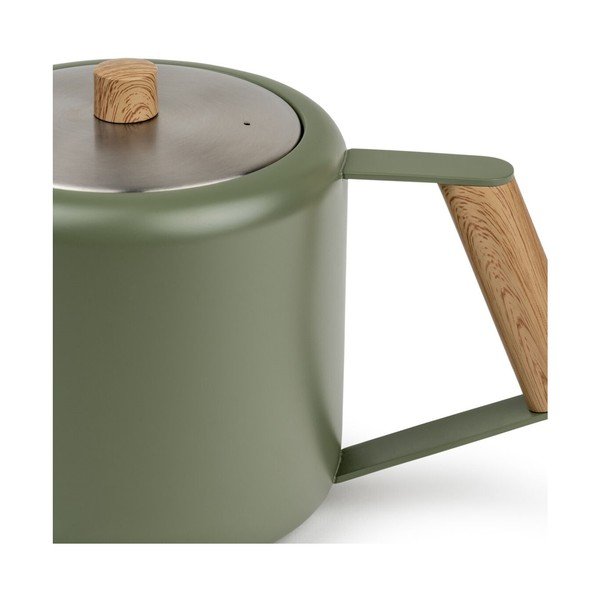 Zelená kanvica na čaj z nehrdzavejúcej ocele 1,1 l Duet Boston – Bredemeijer-image-3