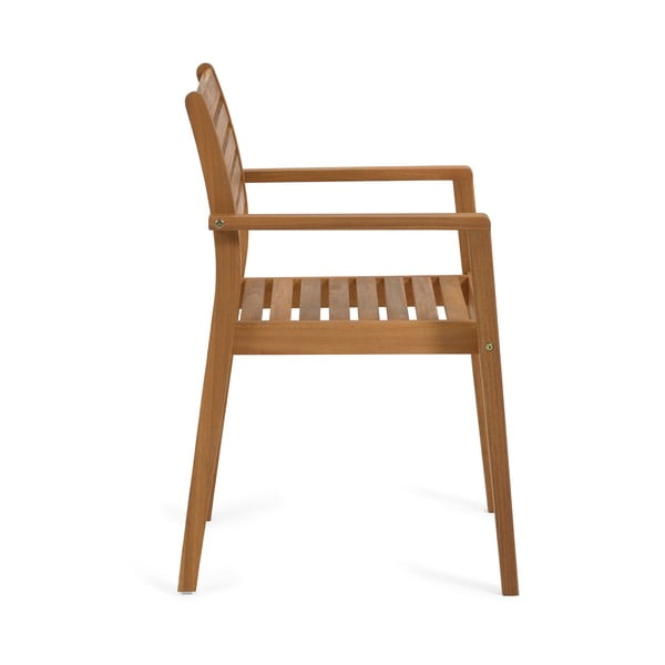 Záhradná stolička z akáciového dreva Kave Home Hanzel-image-2