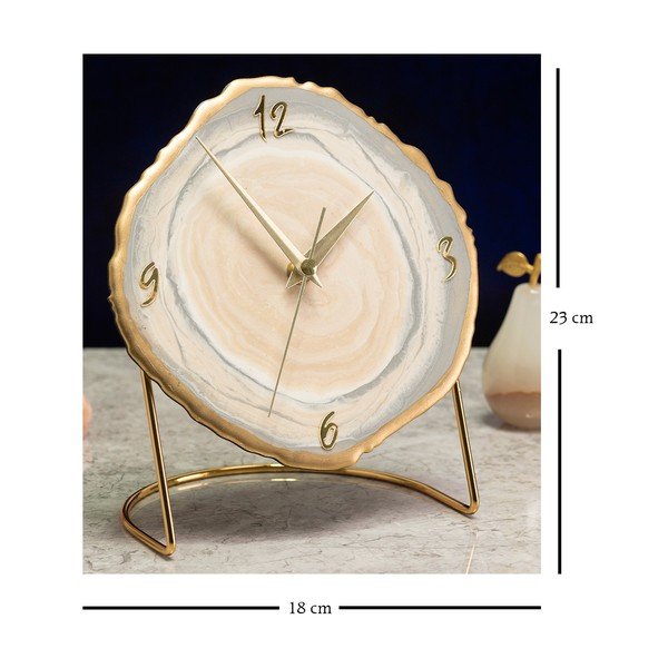 Stolové hodiny ø 18 cm Epoxy – Mioli Decor-image-2