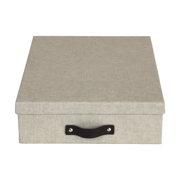 Béžová úložná škatuľa Bigso Box of Sweden Oskar-image-3