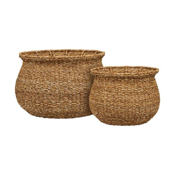 Kvetináče v súprave 2 ks z morskej trávy ø 46 cm Eden – House Nordic