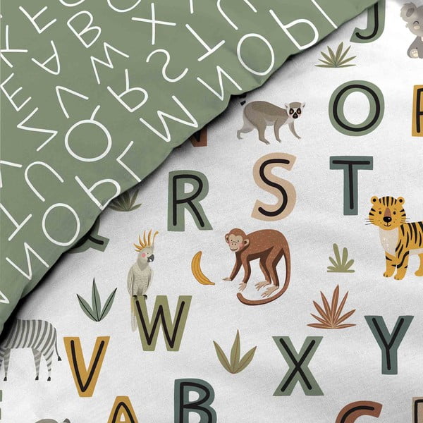 Bavlnené detské obliečky na jednolôžko 140x200 cm Tigry – douceur d'intérieur-image-2