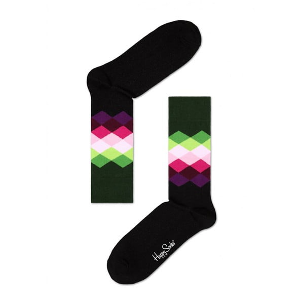 Ponožky Happy Socks Black, veľ. 36-40