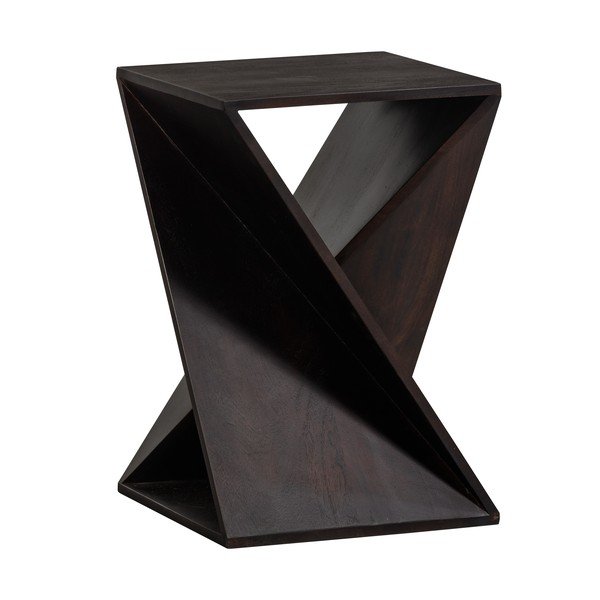 Odkladací stolík z masívu akácie 41x41 cm Ikem – WOOOD