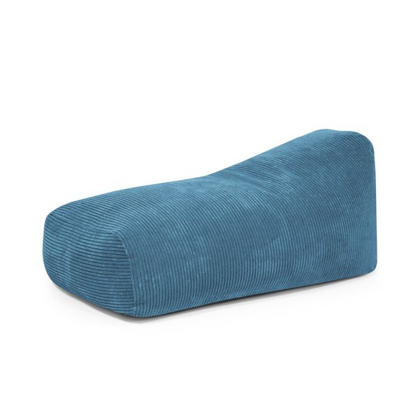 Modrý menčestrový sedací vak Snug 130 – SLOWDOWN