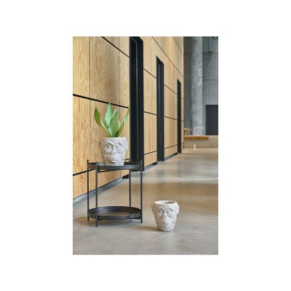 Cementový kvetináč Villa Collection Calbe, výška 19 cm-image-2