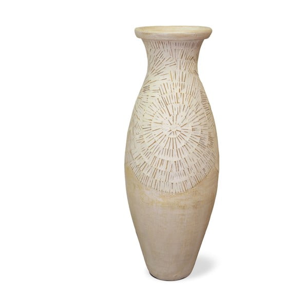 Terakotová váza Spiral, 80 cm