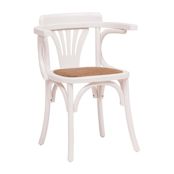 Drevená biela stolička Biscottini Pellio