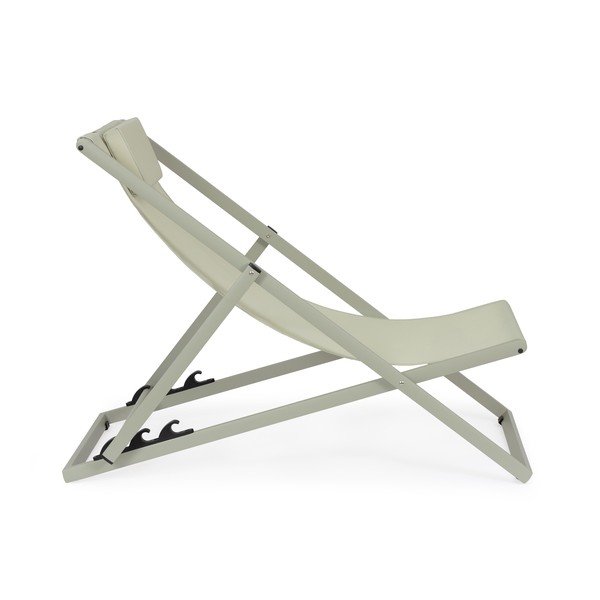 Taupe kovové záhradné ležadlo Taylor – Bizzotto-image-3