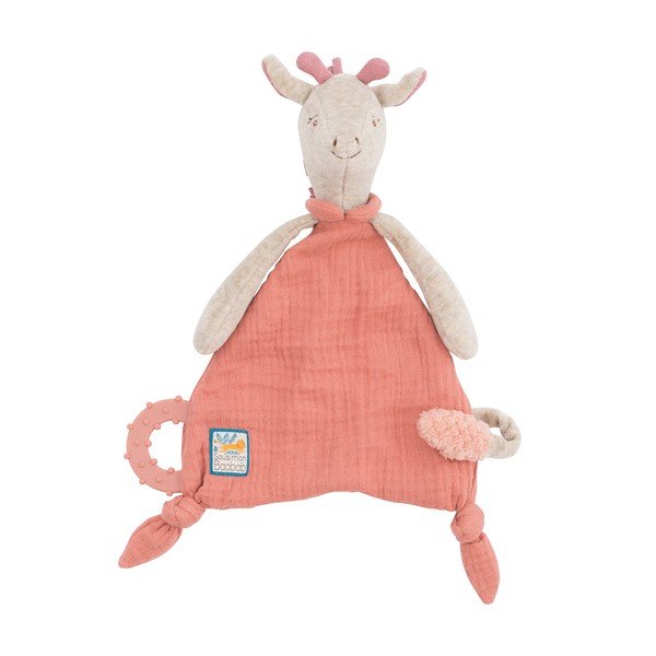 Ružový uspávačik Giraffe – Moulin Roty