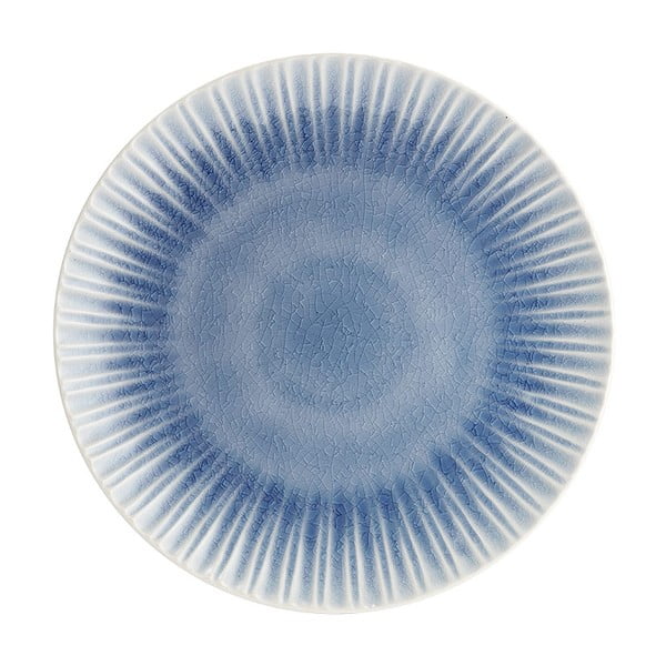 Modrý kameninový tanier Ladelle Mia, ⌀ 27,5 cm