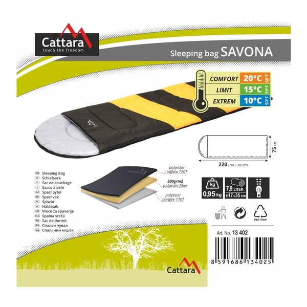 Dekový spací vak Cattara Savona-image-2