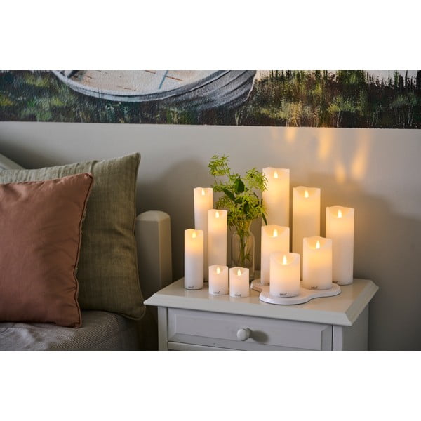 LED sviečky v súprave 3 ks (výška  15 cm) Sara – Sirius-image-1
