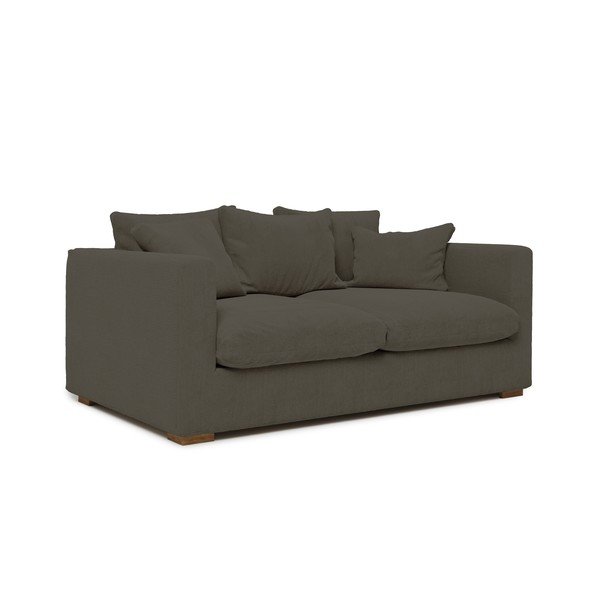 Tmavosivá menčestrová pohovka 175 cm Comfy – Scandic-image-1