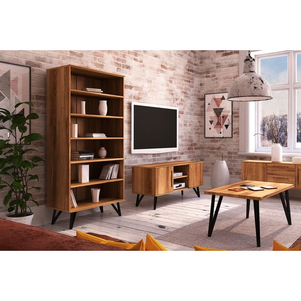 Knižnica z bukového dreva 91x185 cm Golo - The Beds-image-4