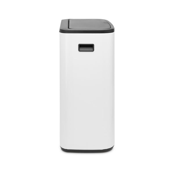Biely dotykový oceľový odpadkový kôš na triedený odpad 60 l Bo Touch Bin – Brabantia-image-2
