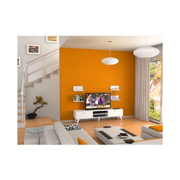 Televízny stolík Kuvars White-image-2