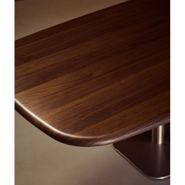 Jedálenský stôl v dekore orecha 110x220 cm Melvar – Kave Home-image-2