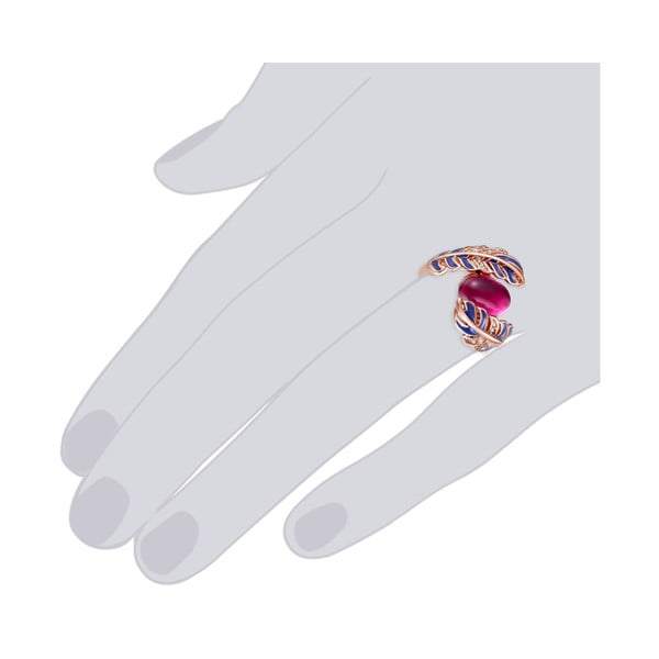 Prsteň s krištáľmi Swarovski Lilly & Chloe Josée, veľ. 56-image-1