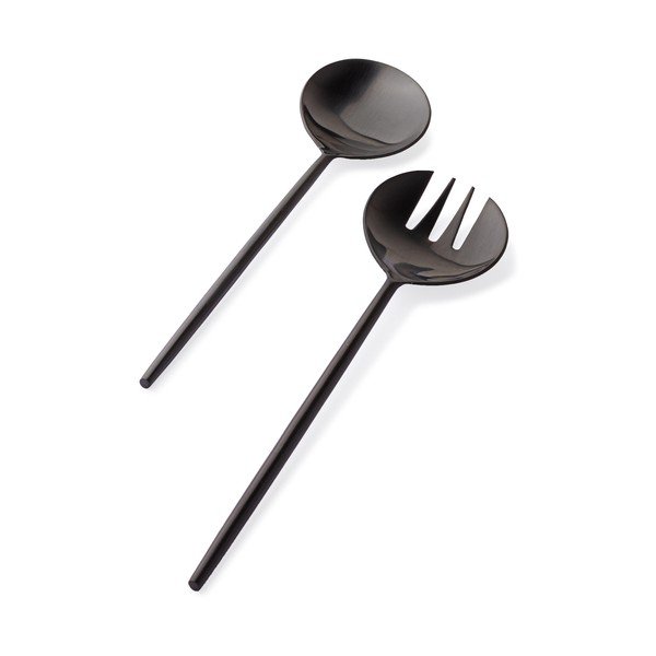 Šalátový príbor 2 ks z nehrdzavejúcej ocele Bronte – Bizzotto-image-1