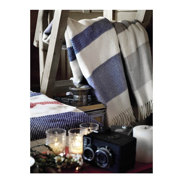 Svetlosivý pléd s podielom bavlny Euromant Granite, 140 × 180 cm-image-4