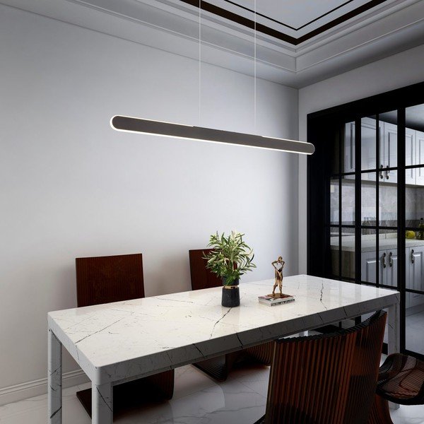 Čierne LED závesné svietidlo Helios - Trio-image-1