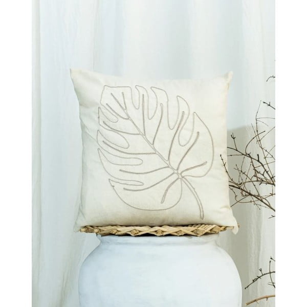 Obliečka na vankúš s prímesou bavlny 45x45 cm – Mila Home