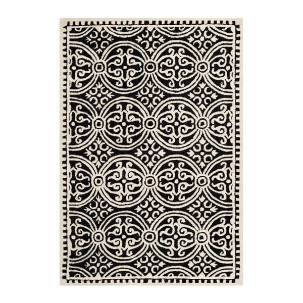 Vlnený koberec Safavieh Marina Night, 91 × 152 cm