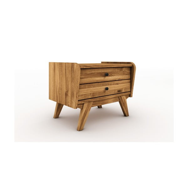 Nočný stolík z dubového dreva Retro 1 - The Beds