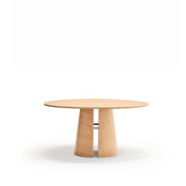 Okrúhly jedálenský stôl v dekore jaseňa ø 157 cm Cep – Teulat