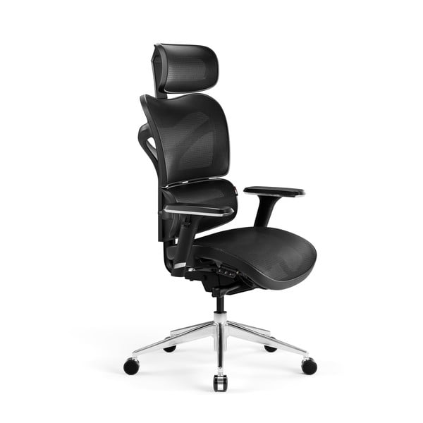 Čierna kancelárska stolička V-Commander – Diablo Chairs