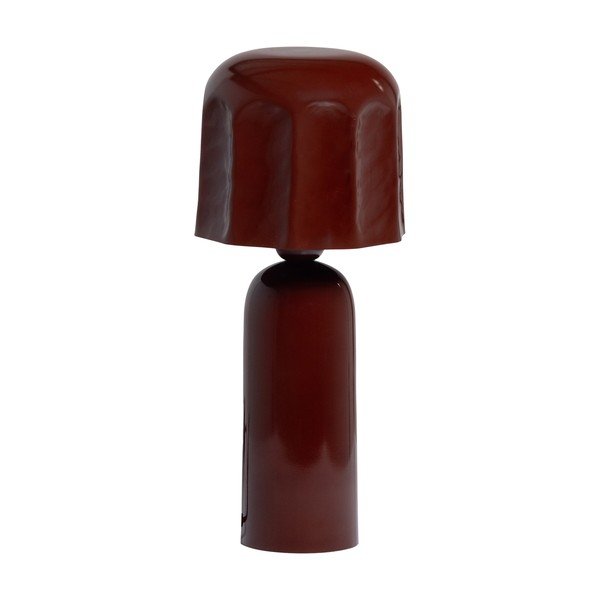 Hnedá kovová stolová lampa (výška  39 cm) Lumira – WOOOD