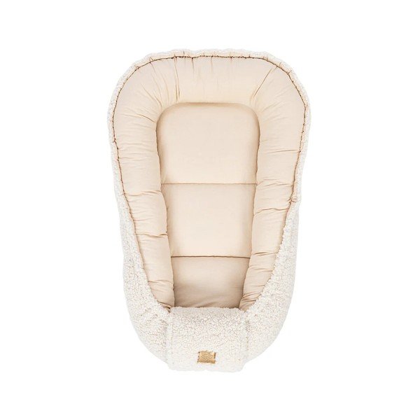 Béžové hniezdočko pre bábätko 55x83 cm – Meowbaby-image-1