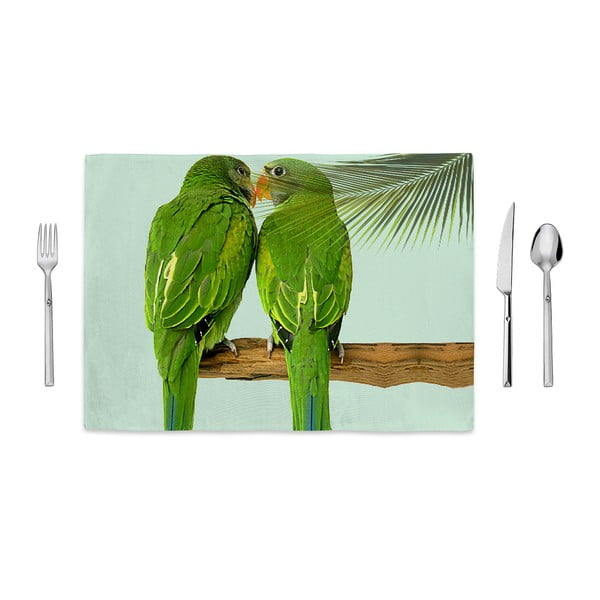 Prestieranie Home de Bleu Parrots Love, 35 x 49 cm