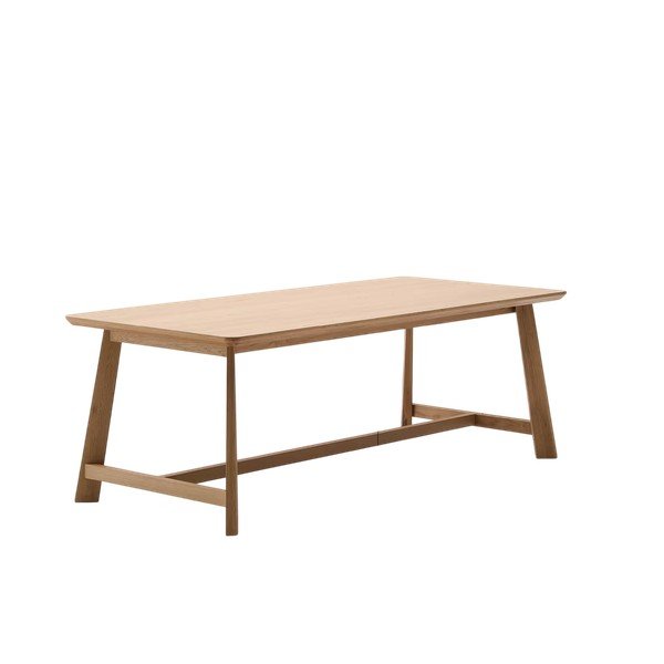 Jedálenský stôl s doskou v dubovom dekore 100x220 cm Idun – Kave Home