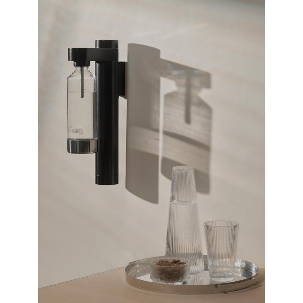 Čierny výrobník sódy z nehrdzavejúcej ocele Brus – Stelton-image-1