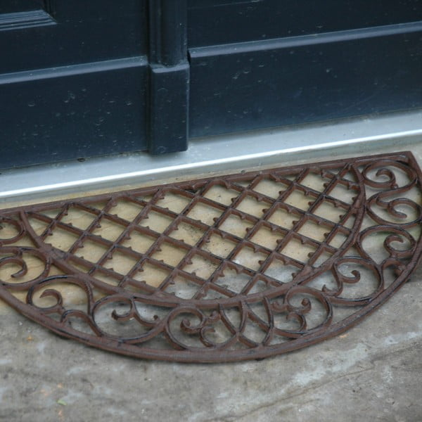 Liatinová rohožka Esschert Design Picnic, šírka 67,5 cm-image-2