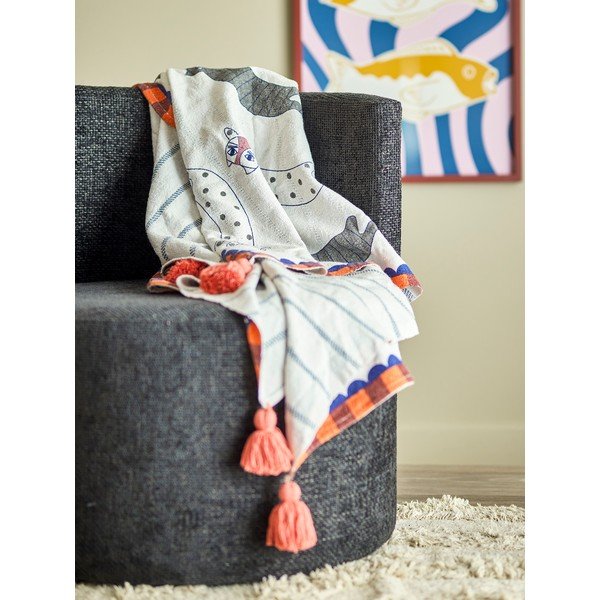 Deka s prímesou bavlny 130x155 cm Missy – Bloomingville-image-1