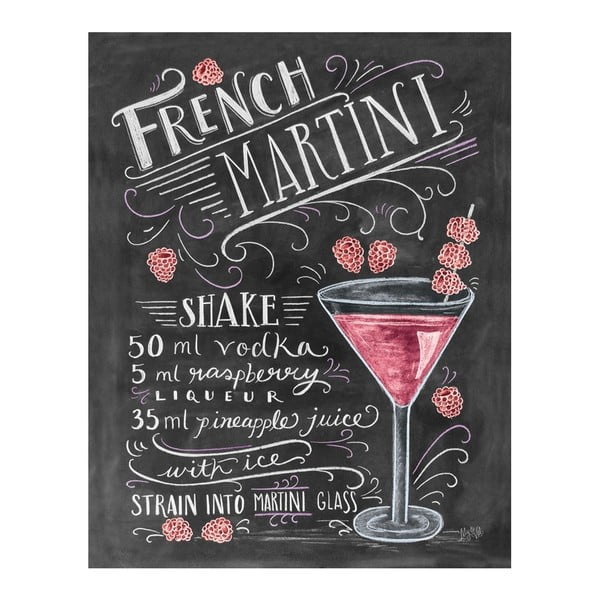 Plagát Lily & Val French Martini