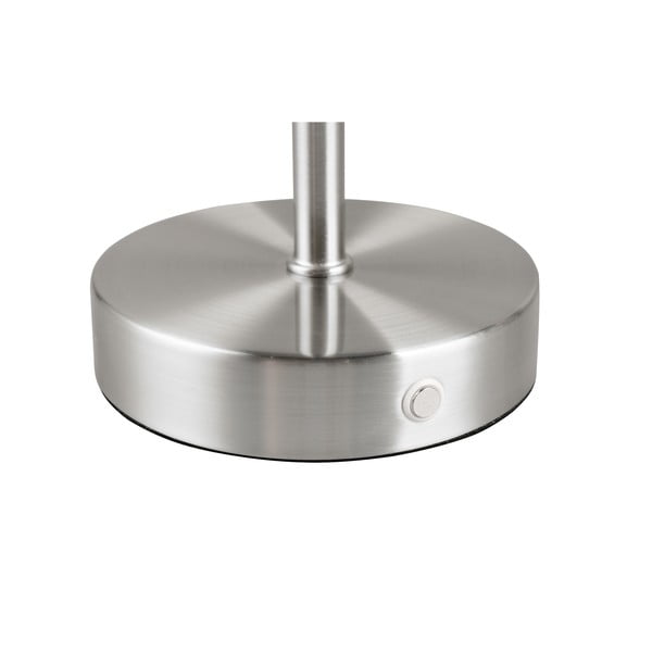 LED stmievateľná stolová lampa v striebornej farbe (výška 30 cm) Jeff – Reality-image-3