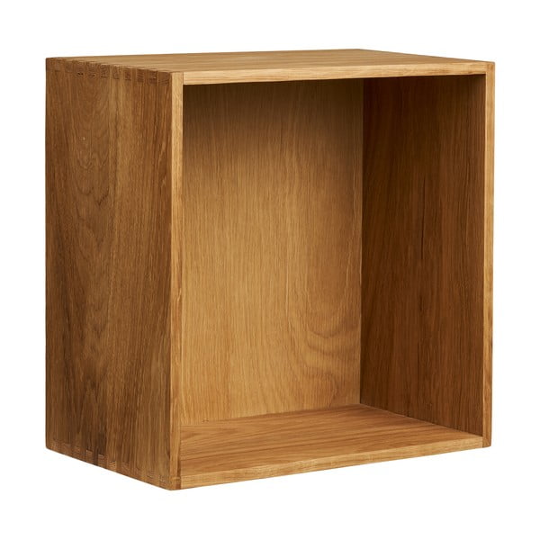 Poschodová polica z dubového dreva v prírodnej farbe 18 cm Townsville – House Nordic-image-2